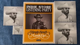 Ringo Starr Look Up CD with 11x11 Poster, Opaque White Vinyl Exclusive \u0026 Indie Store Poster