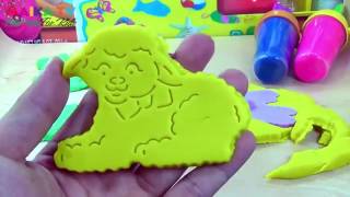 Learn Colors For Children With Ice Cream Play Doh Clay   Animals Ice Cream Toys For Kids