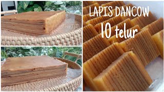 RESEP LAPIS DANCOW EKONOMIS HANYA 10 TELUR