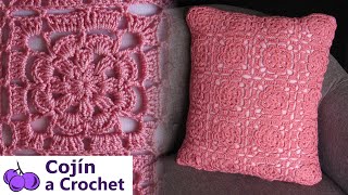 🛋️Transforma tu Hogar! FUNDA para COJIN a CROCHET TUTORIAL paso a paso 💕Adiós Cojines Aburridos