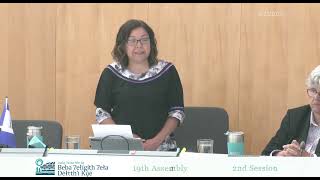 19th Assembly, 2nd Session, Day 154 - Dëne Sųłıné Yatıé / Chipewyan Interpretation 25MAY2023