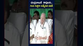 చంద్రబాబుకి  కాపులని  గంప గుత్తగా అమ్మేసిన పవన్