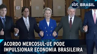 Acordo entre Mercosul e a União Europeia gera expectativa na economia | SBT Brasil (07/12/2024)