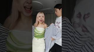 유교남 남자친구의 반응ㅋㅋㅋㅋ#shorts #couplecomedy