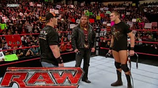 Randy Orton, Triple H & John Cena Segment After No Way Out RAW Feb 18,2008