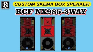 SKEMA BOX SPEAKER || RCF NX985-3WAY