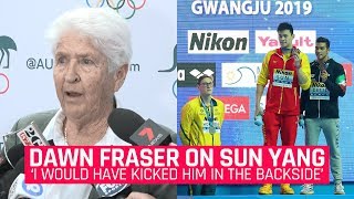 Dawn Fraser goes bang on Sun Yang