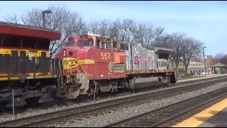 04/09/23 BNSF Naperville \u0026 CN Leithton Sub Railfanning