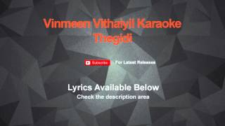 Vinmeen Vithaiyil Karaoke Thegidi Karaoke