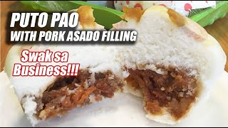 PUTO PAO WITH PORK ASADO FILLING | EASY TO MAKE AT PWEDE RIN SA NEGOSYO!!!