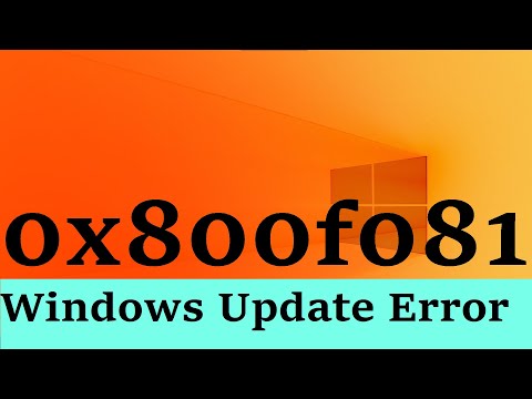 Ошибка Центра обновления Windows 0x800f081f в Windows 10 и 11 {Два простых метода}