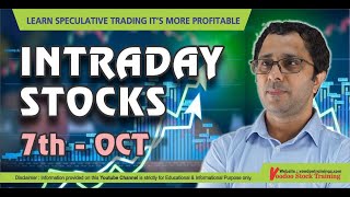 Best Intraday Stock For Tomorrow - 07 Oct || Intraday Trading Tips || Daily Price action Learning
