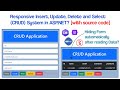 CRUD App in ASP.NET - How to Insert, Update, Delete and Read in ASP using SQL Server DB & Bootstrap