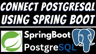 How to connect PostgreSQL using Spring boot Java and also create table in database tutorial