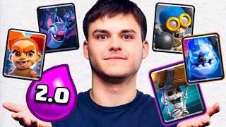 I BEAT Clash Royale With Only 2 ELIXIR Cards