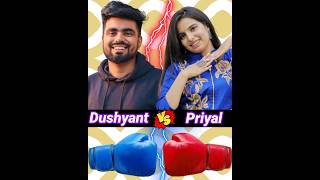 Dushyant Kukreja Vs Priyal Kukreja comparison @Dushyant_kukreja @Priyal_Kukreja #shorts