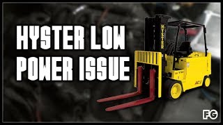 Hyster Low Power Diagnosis