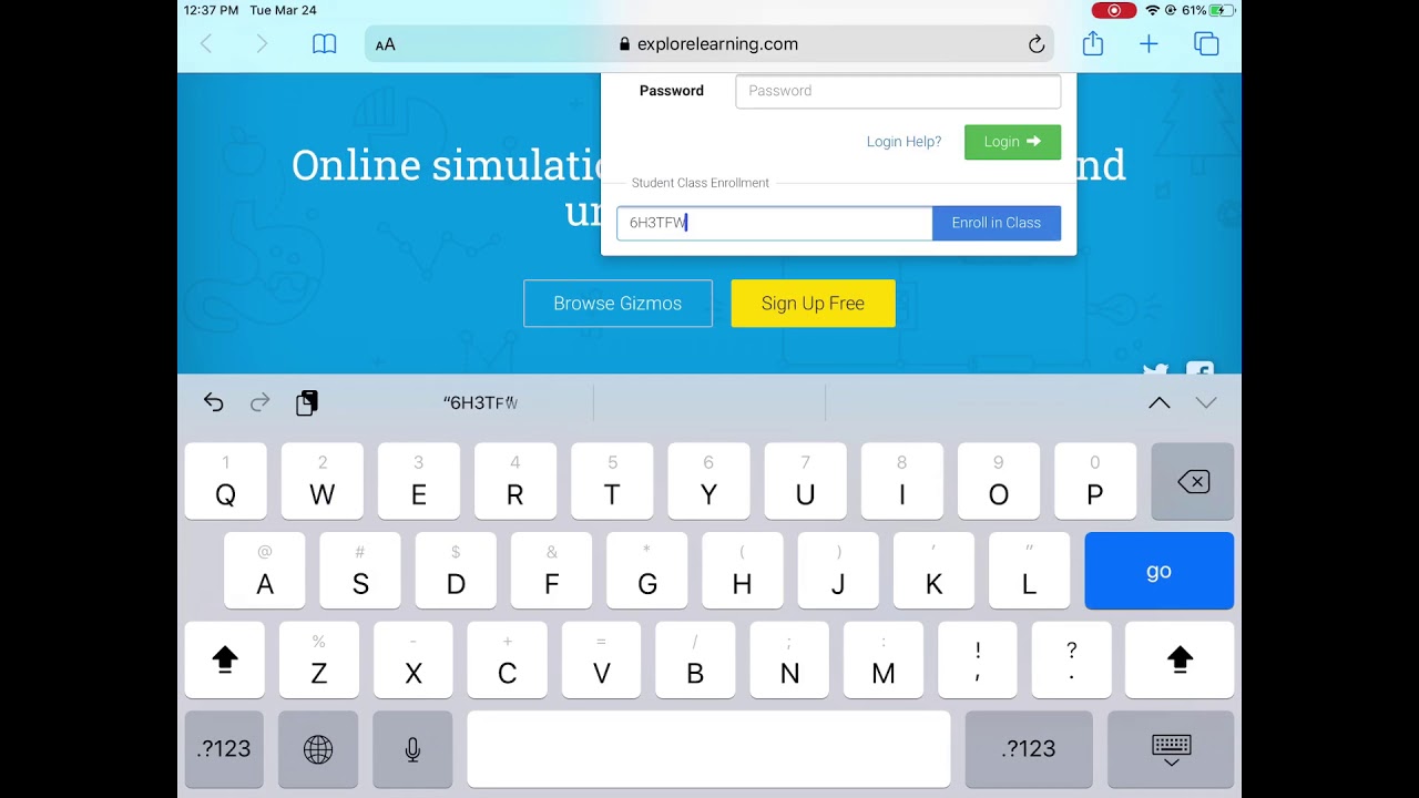 How To Enroll At Explorelearning Youtube