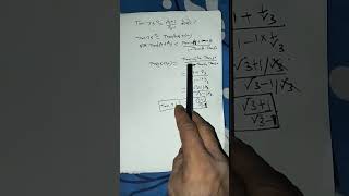 how I get the value of tan 75°|a simple way to find the value of tan 75°||#shortsvideo#education