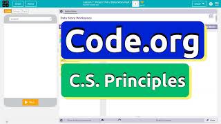 Code.org Lesson 9 & 10 Project Tell a Data Story Tutorial | Unit 9 Data C.S. Principles