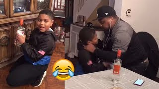 Son FAKES BEING DRUNK! | Ghee Funny