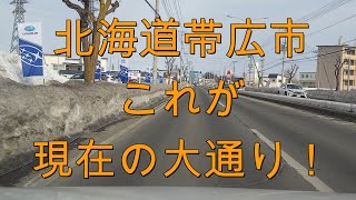 帯広市大通りをドライブ『北海道車載動画』Drive along the main street of Obihiro City, Hokkaido (Japan)【onboard camera】