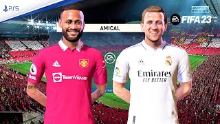 FIFA 23 - Man United vs Real Madrid -Ft Neymar ,harry kane-Friendly 23/24 Full Match | PS5™ [4K60]