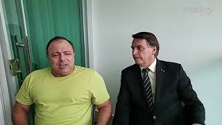 Bolsonaro faz live ao lado de Pazuello  ‘Algum choque, problema nenhum’