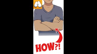 How To Draw Folded Arms #shorts #shortsvideo