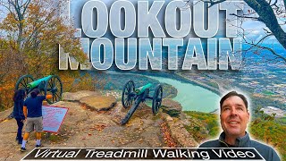 Virtual Walk Around Lookout Mountain, Tennessee - Chatanooga City Walk 4K