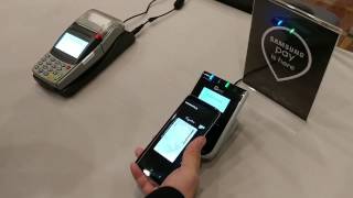 Samsung Pay Galaxy S8 虹膜認證NFC交易示範