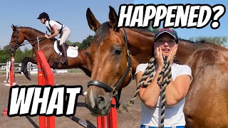 I FELL OFF AT OUR FIRST HORSE EVENT OF 2022 | Aston Le Walls BE100