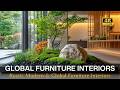 Home Decorating Ideas: Blending Rustic Modern Interior Aesthetics with Global Furniture Styles