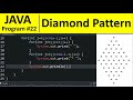 Java Program #22 - Print Diamond Shape Star Pattern in Java