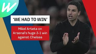 'We had to win' - Arteta says his side still in title race | Premier League 2022/23