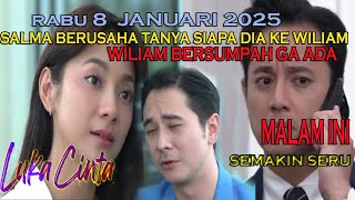 BOCORAN LUKA CINTA RABU 8-1-2025 MALAM INI