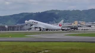 JAL J-AIR ジェイエア エンブラエル ERJ-190 EMBRAER ERJ 離陸 Takeoff 伊丹にて