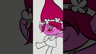 The Trolls Coloring Pages / Watch More Videos on my Channel #shorts #coloringpage #coloring #trolls