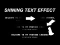 Pure CSS Shining Text Effect Animation - FOT