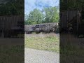 bnsf train with a rare ferromex engine in sugar creek missouri rare