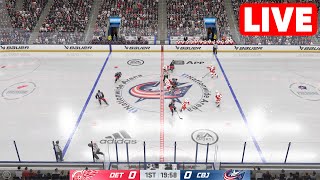 NHL LIVE🔴 Detroit Red Wings vs Columbus Blue Jackets - 16th October 2023 | NHL Full Match - NHL 24