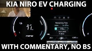 Kia Niro EV charging on 200 kW fast charger