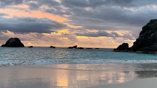 神秘的百慕大(1)蔚蓝海水粉色沙滩航拍Beautiful Bermuda Crossbay beach by Drone