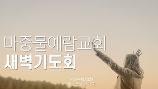 [마중물예람교회] 새벽기도회 I  LIVE 2021년 12월 30일 I 김진철 목사