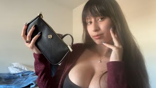 ASMR | what’s in my bag? 🎀 (tapping)