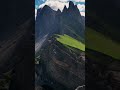 The Dolomites of Italy are out of this world 🌍 #travelvlog #dolomites #italy #travel #drone