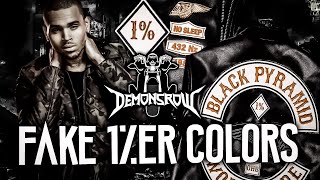 Fake It Till You Make It? CHRIS BROWN's 1%er Colors EXPOSED