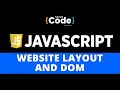 Website Layout And DOM In JavaScript | Understanding DOM & Creating A Website Layout | SimpliCode
