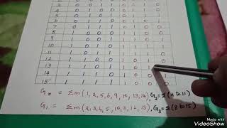 Binary to Gray Code Conversion/ Truth table, K map & Logic diagram