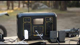 SeeDevil 2000W Portable Power Station | Gas-Free Battery Pack for Basecamps, Construction \u0026 More!